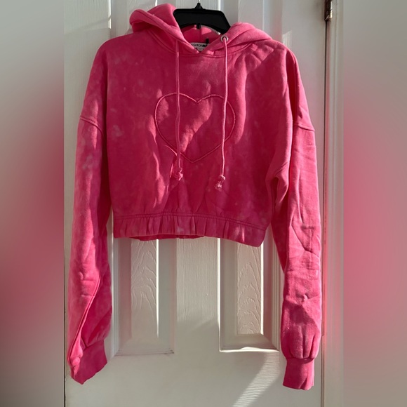 FASHIONNOVA Full of Hearted Washed Lounge Hoodie - Picture 1 of 3